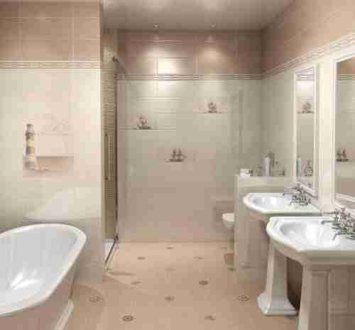 Плитка керамическая Kerama Marazzi Кампанелла беж светлый 7146 настенная 20х50